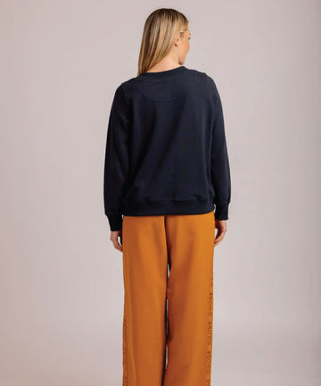 Mi Moso Moss logo Sweat - Navy